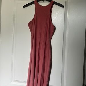 Pink maxi dress